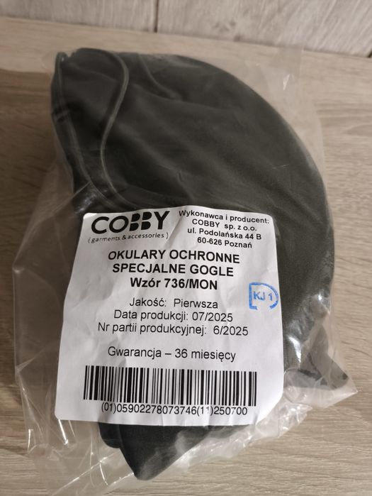 NR 7 Okulary  Specjalne Gogle 736/mon nowe polecam