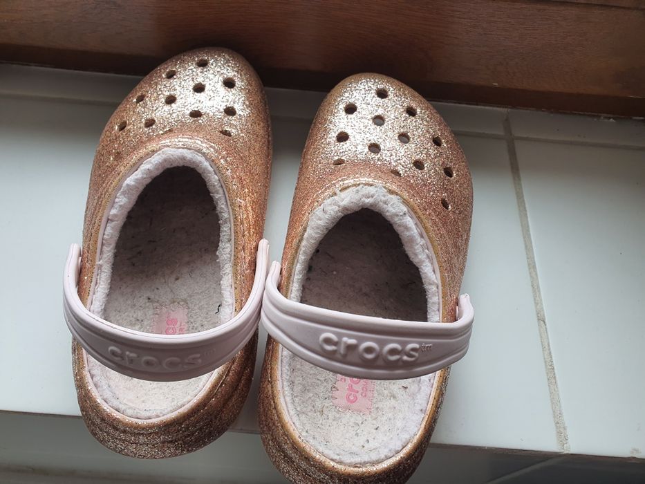 Crocs золоті 13 розмір