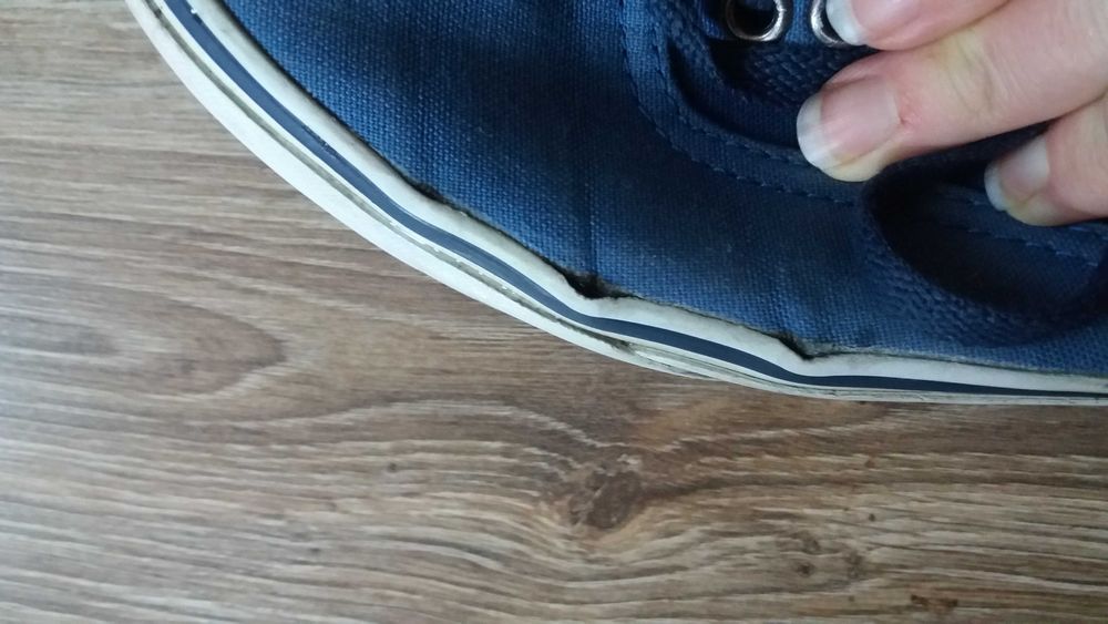 Trampki niebieskie Vans 39