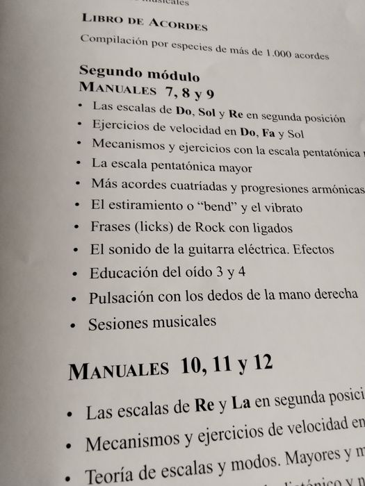 Curso de guitarra ccc