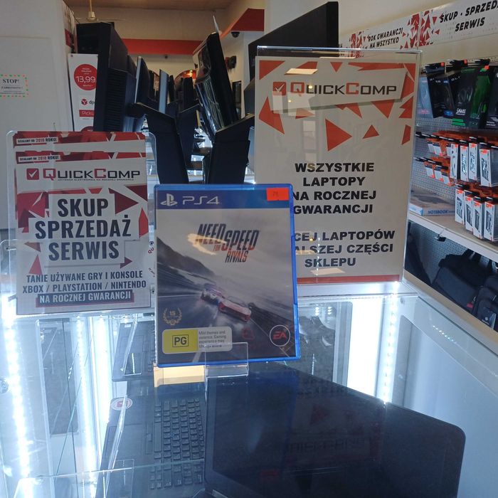 Gra PlayStation 4 PS4 / PS5 Need For Speed Rivals Gwarancja 1 rok QUICK-COMP Przemyśl