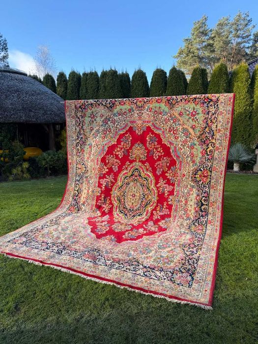 Dywan Perski Wełniany Kaszmirowy Iran Kerman Kirman 415x300 gal 18 tyś