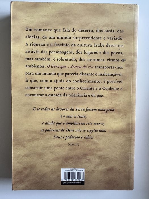 O livro que desceu do céu