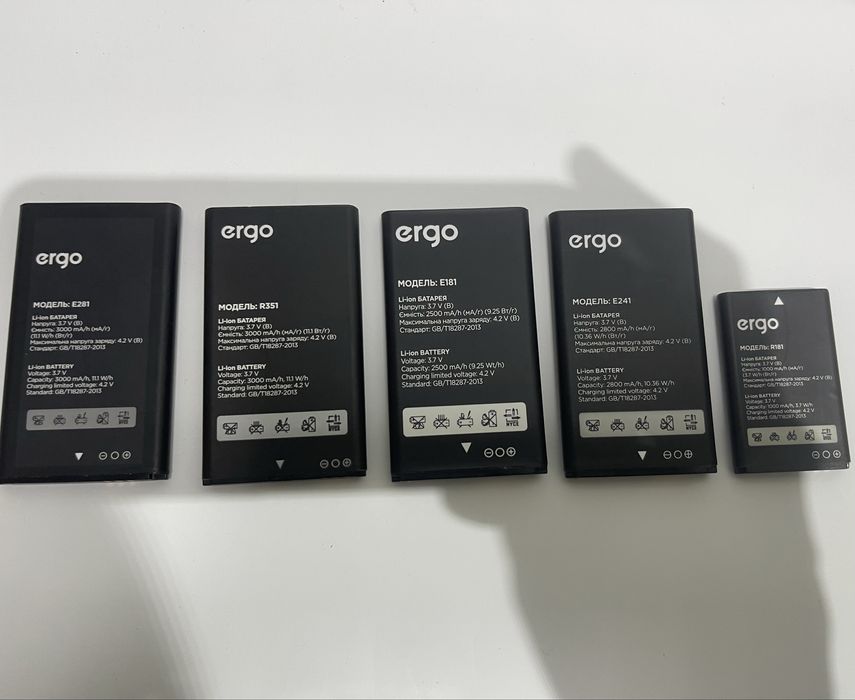 Акумулятор Ergo E281, Ergo E282, E241, E181, R231, R351 З КОМПЛЕКТУ!