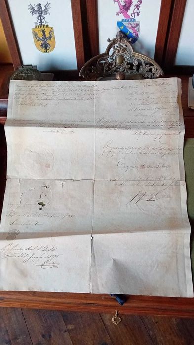 Carta Patente assinada pelo Rei D. João VI 1825