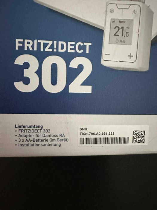 FRITZ!DECT 302 - termostat Smart Home inteligentny