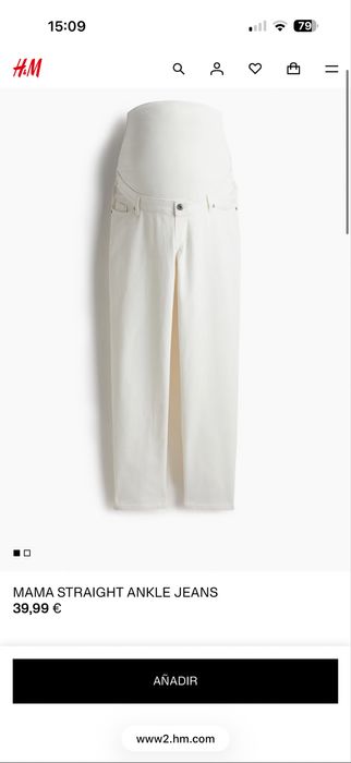 Джинси для вагітних h&m