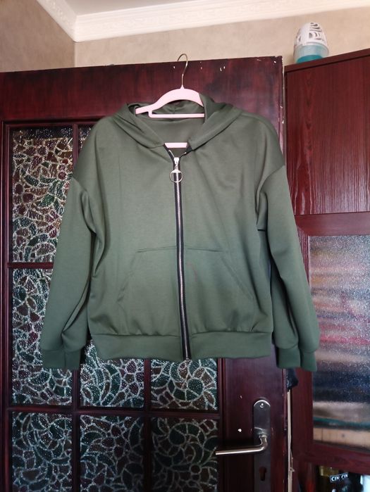 Bluza maselko z kapturem uni