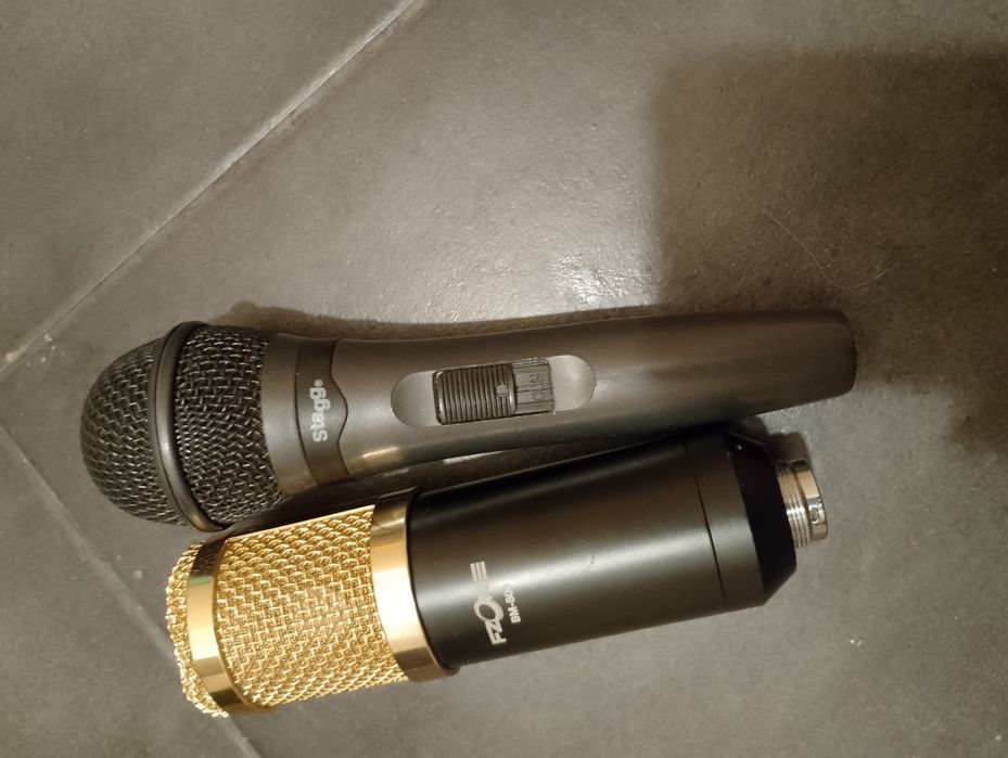 Two microphones, condenser and dynamic (more ads on profile)64750933661059120