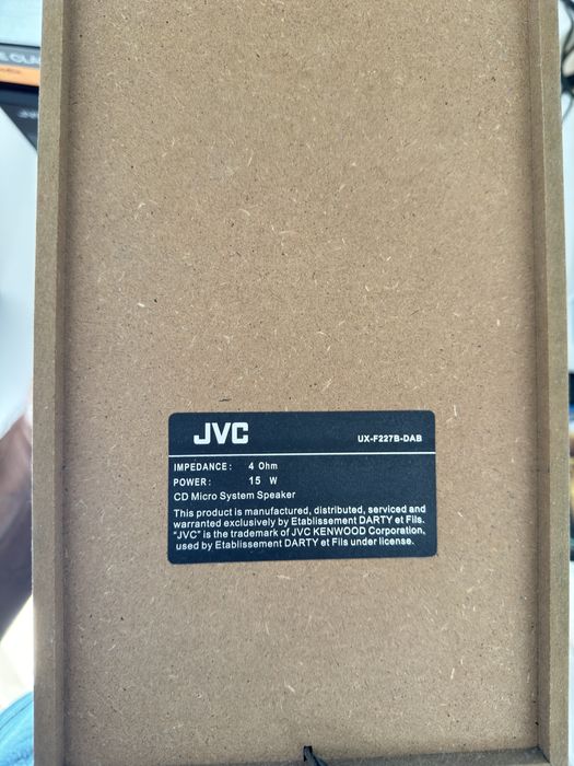 JVC Micro System UX-F227B-DAB – Black64552917554946124