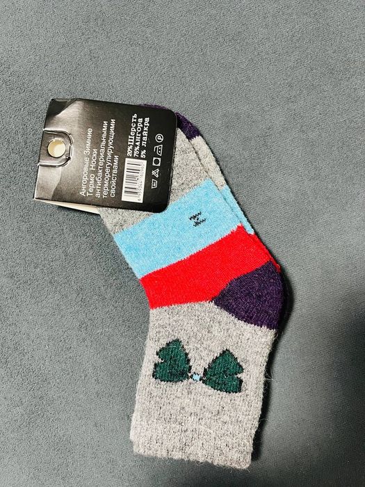 Термо носки р.26-31 Махровые носки зимние Ангоровые носки на девочку