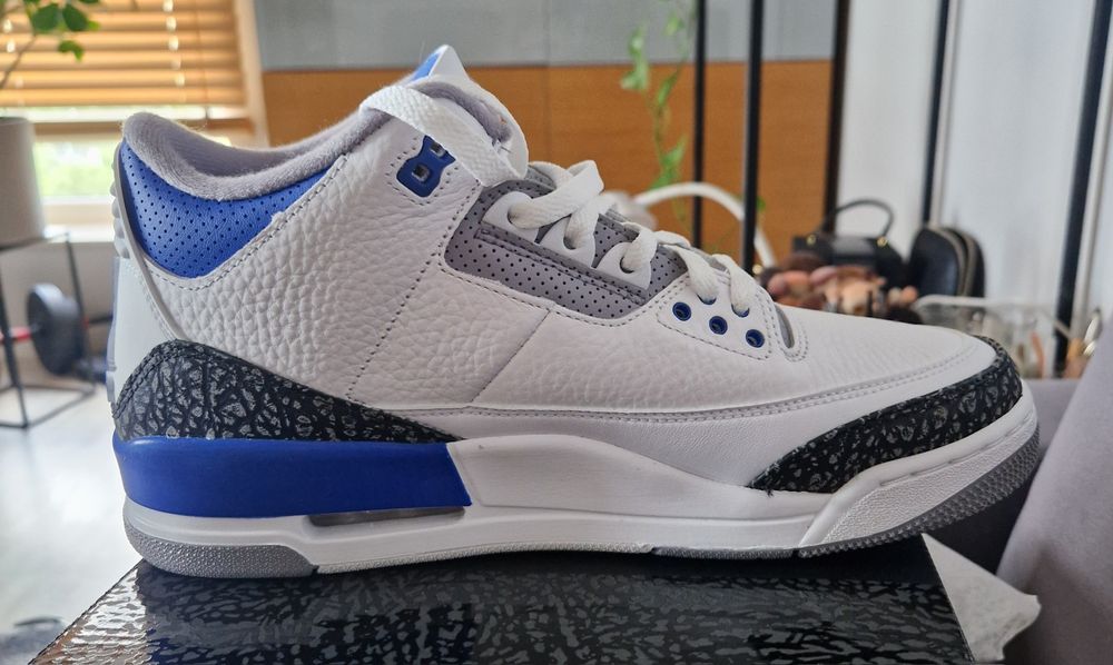 Jordan 3 Blue Racer