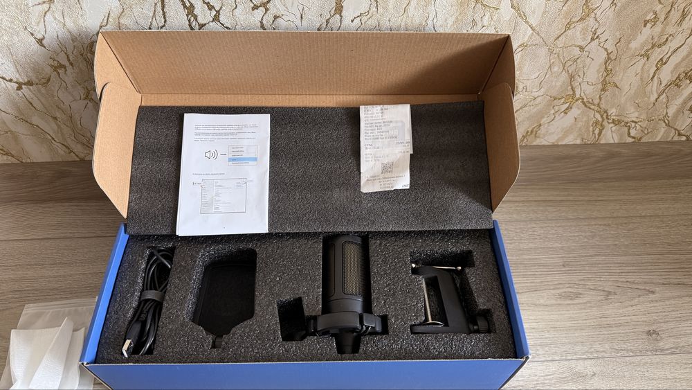 Мікрофон конденсаторний Fifine A6T USB Black