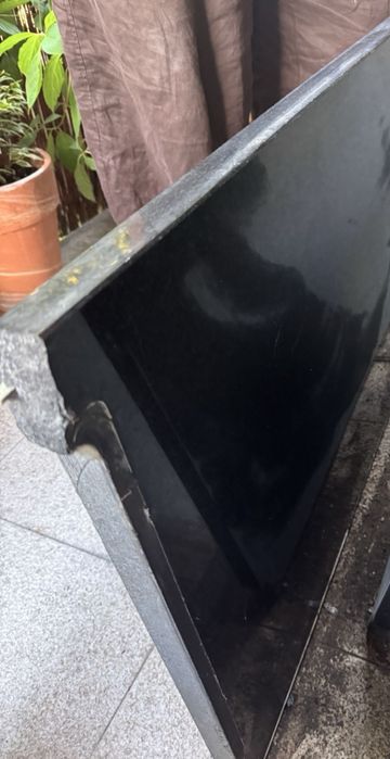 Blat granitowy czarny, 3 tafle