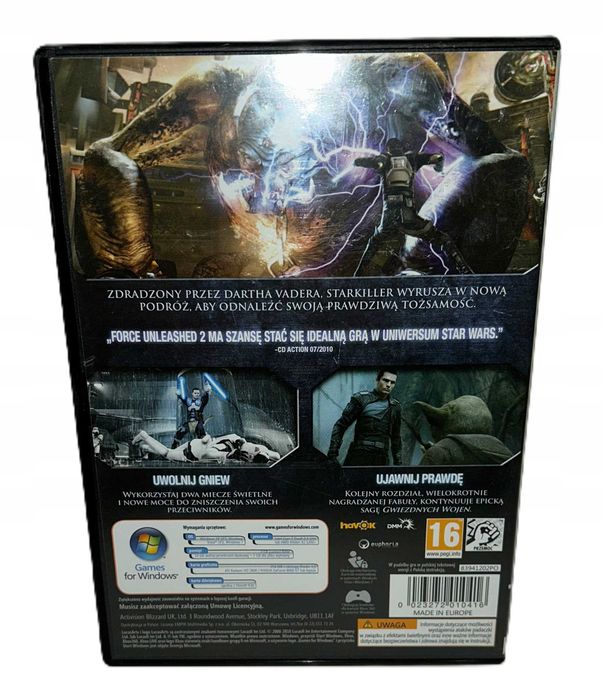 Star Wars The Force Unleashed II BOX PL