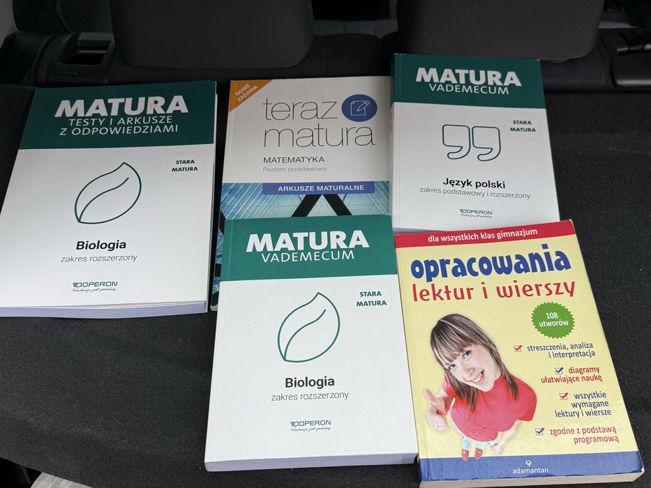 Książki do nauki do matury! Nowe!!!