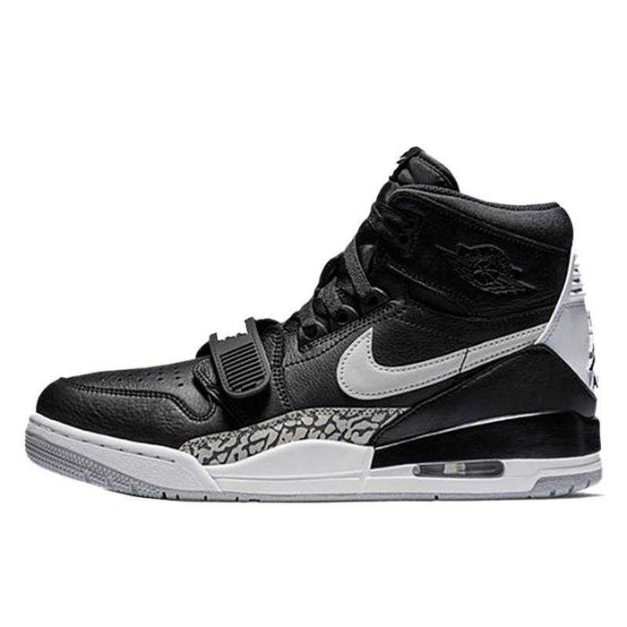 Хіт продаж! Чоловічі кросівки Nike Air Jordan Найк Джордан Legacy Black White баскетбольні
