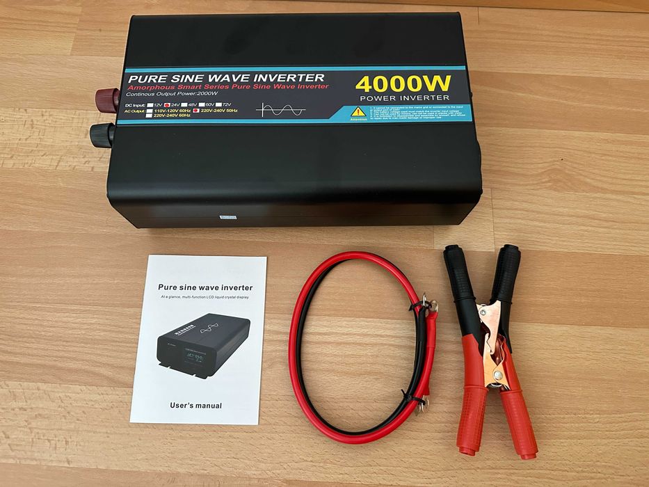 [NOVO] Inversor / Transformador 2000W / 4000W [Onda Pura] [12V/24V]
