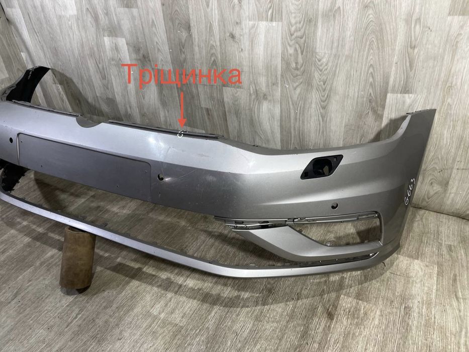 Бампер передний VW Golf 7 ( 2017 2018 2019 2020 г.)