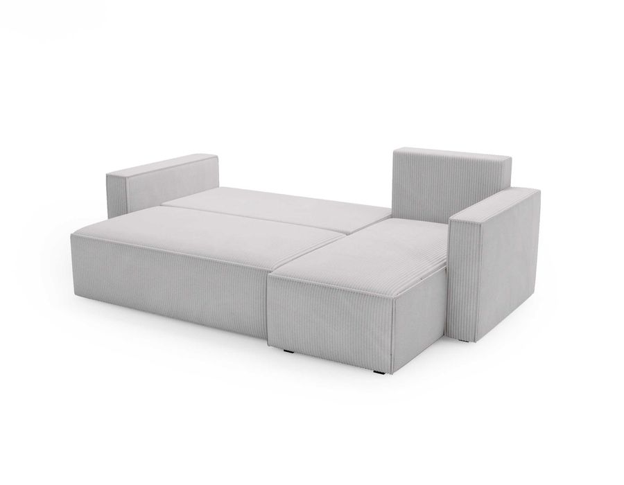 Narożnik kanapa NOYO 230 cm funkcja spania rogówka pojemnik bonel