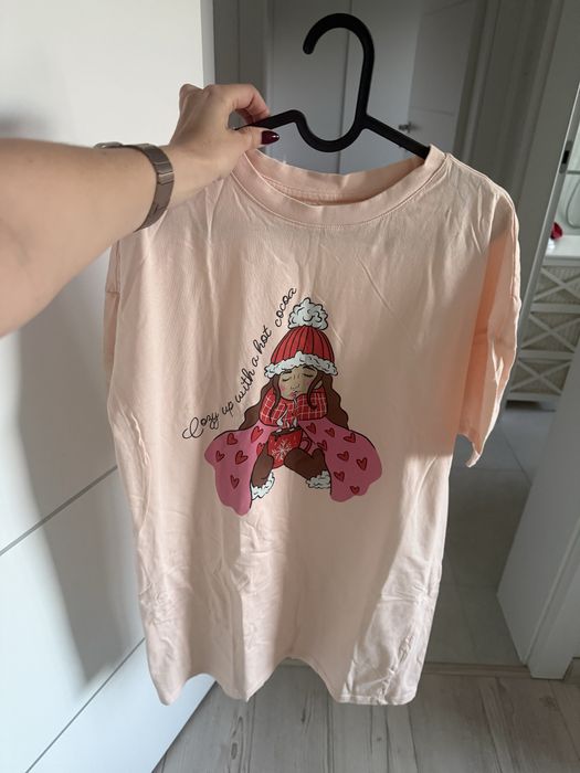 Morelowa piżama koszula nocna xs nowa cozy