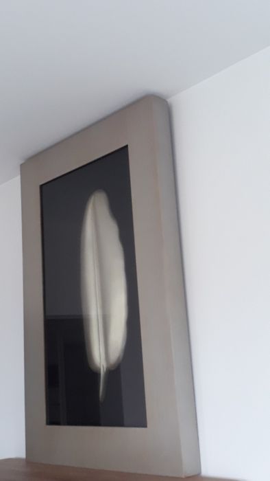 Obraz liść do minimalistycznej i nowoczesnej przestrzeni