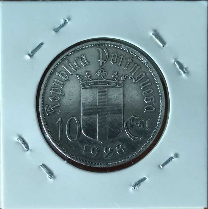 Moeda 10 escudos *1928* PRATA - Batalha de Ourique