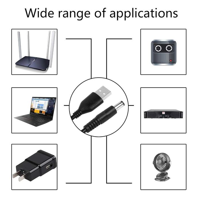 CERRXIAN DC 5 V do DC 12 V kabel USB konwerter podwyższający napięcie