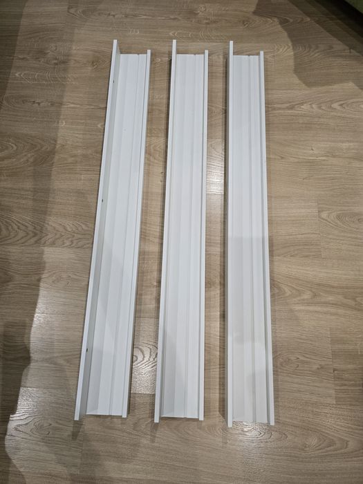 Półka na zdjęcia IKEA Mosslanda 115cm biała 2 szt w komplecie