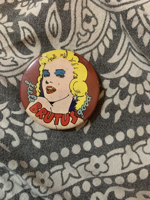 Vintage Brutus Pin from the 1970s, Collectible