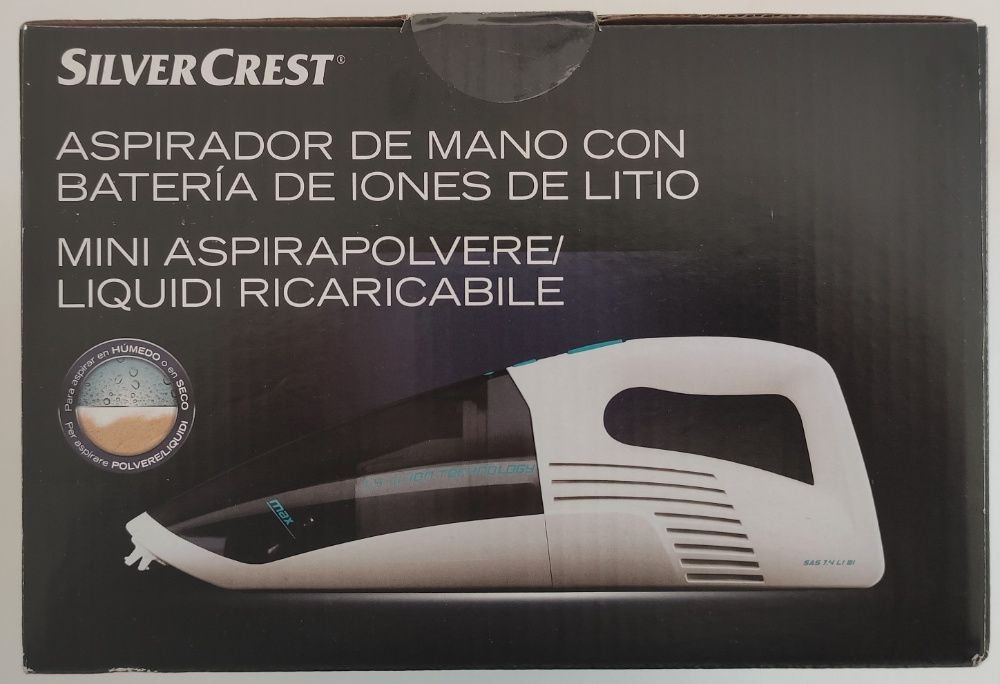 Aspirador de Mão Portátil (Mini Aspirador) da Silvercrest Novo