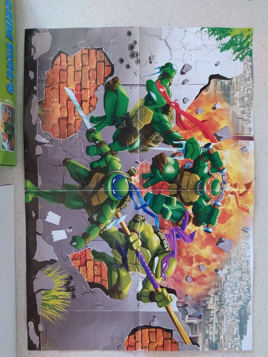 Пазл черепашки ніндзя 30смх21см (35 деталей)