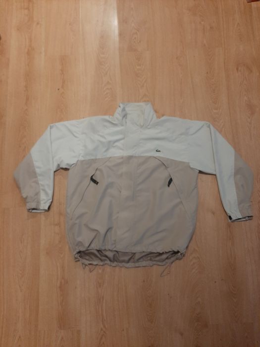 Бежева вітровка lacoste (XL)