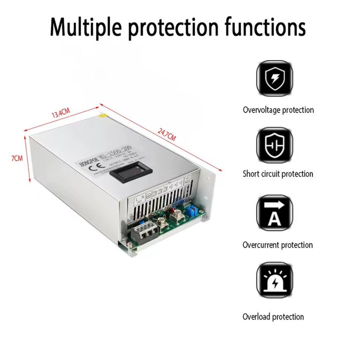 Зарядное устройство Lifepo4, Блок питания 0-60В 1500W 25A