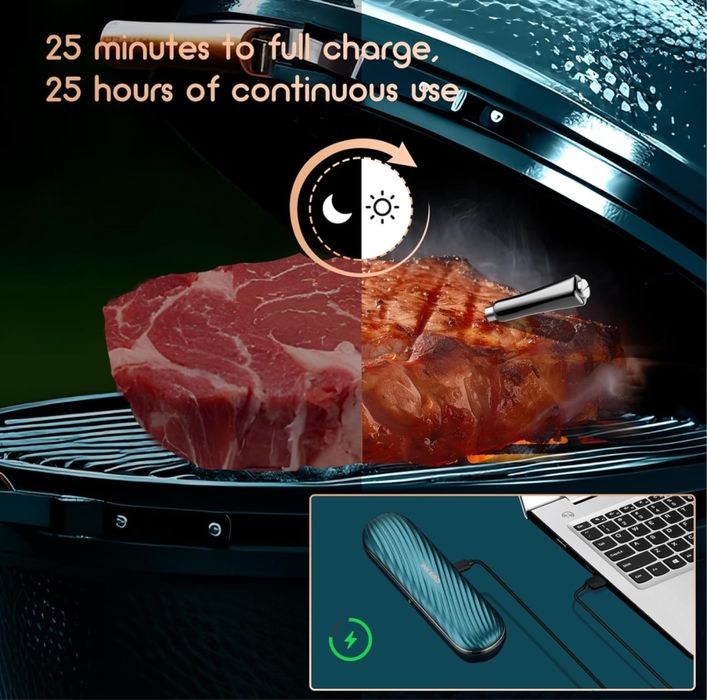 Inkbird INT-11X-B bezprzewodowy termometr do miesa/grila/ wędzenia