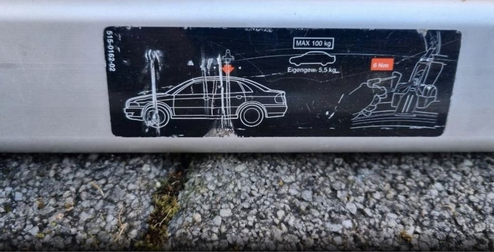 Bagaznik dachowy relingi audi a4