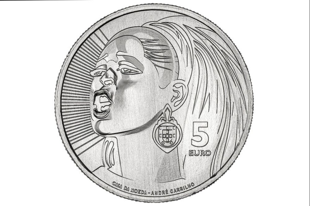 Moeda 5 € Simone de Oliveira