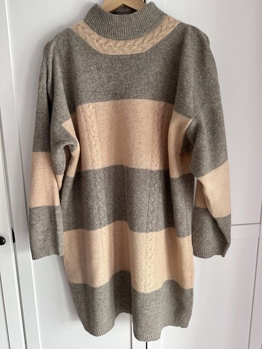 Sukienka z welny i angory