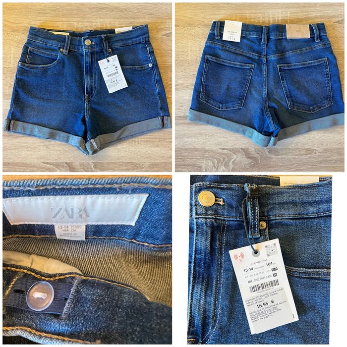 Джинсові шорти зара zara, 148, 156, 164 см