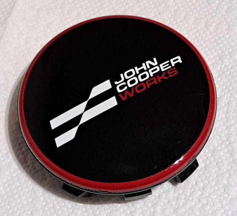Pokrywa piasty koła JOHN COOPER WORKS. Oryginalne dekielki felg MINI