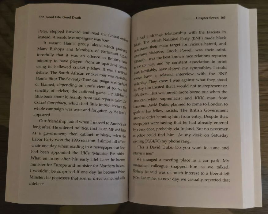 Good Life, Good Death: Memoir of an Investigative Reporter (2008)