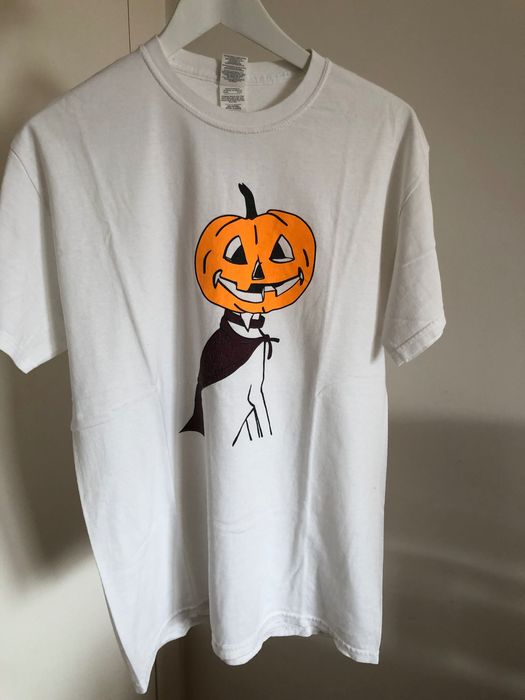 Camisola branca 100% algodão de Halloween M