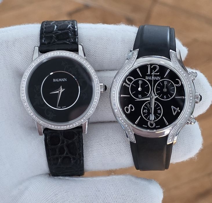 Жіночий годинник Balmain B5595.32.64 Chronograph Diamonds Swiss