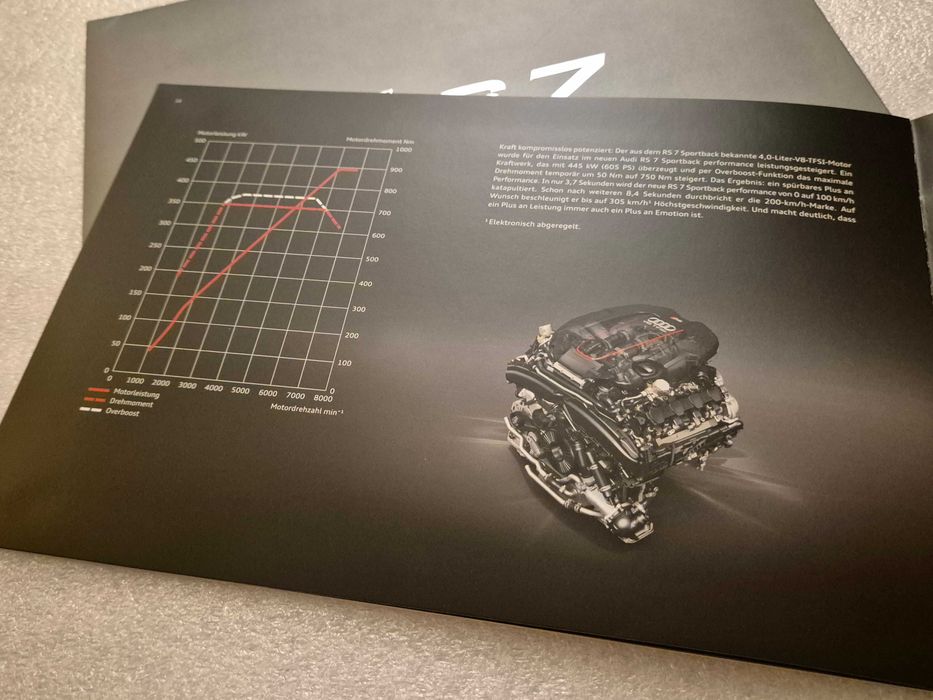 Prospekt Audi RS7 Sportback performance ! ! !