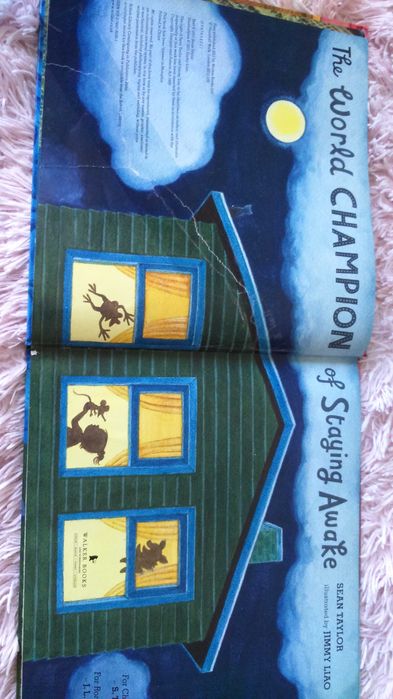 Книга дитяча в твердій обкладинці The world Champion of Staying Awake