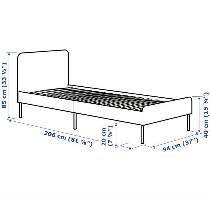 cama com colchão