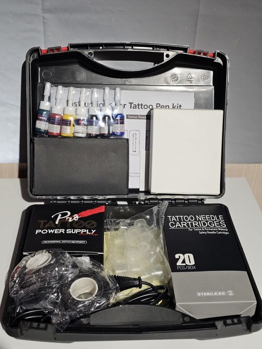 Тату машинка,професійний набір для тату-пістолетів Solong