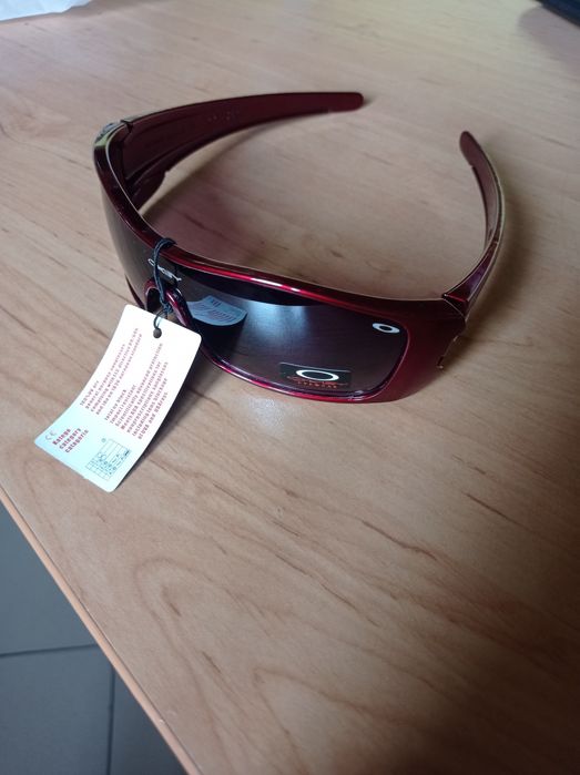 okulary OKEY EYEWEAR czerwone+ etui + ściereczka