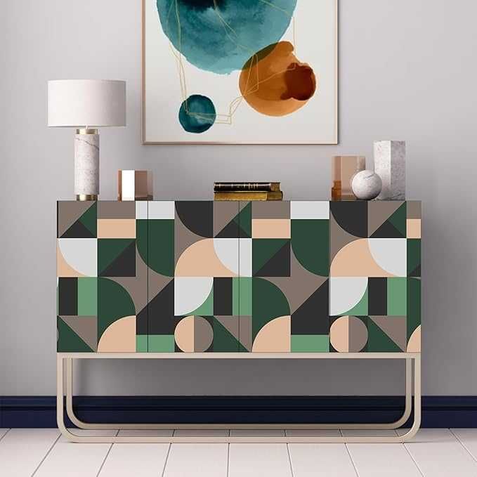 Tapeta geometryczna VEELIKE 45cm x 900cm.