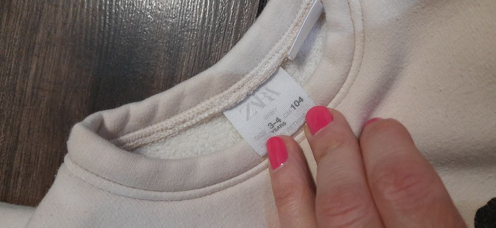 Komplet Zara 98 miś kokardka zestaw